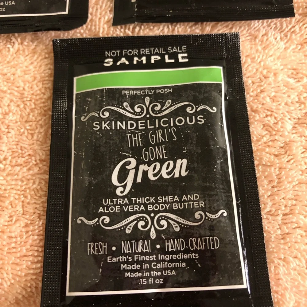 Lot of 13 Perfectly Posh Girls Gone Green Body Butter Samples